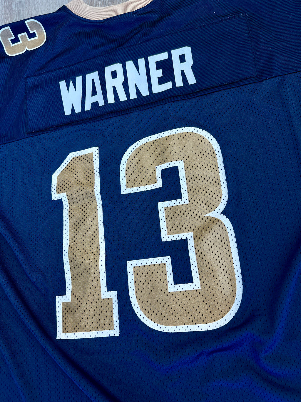 Vintage St. Louis Rams Kurt Warner '00s Reebok Jersey - XL