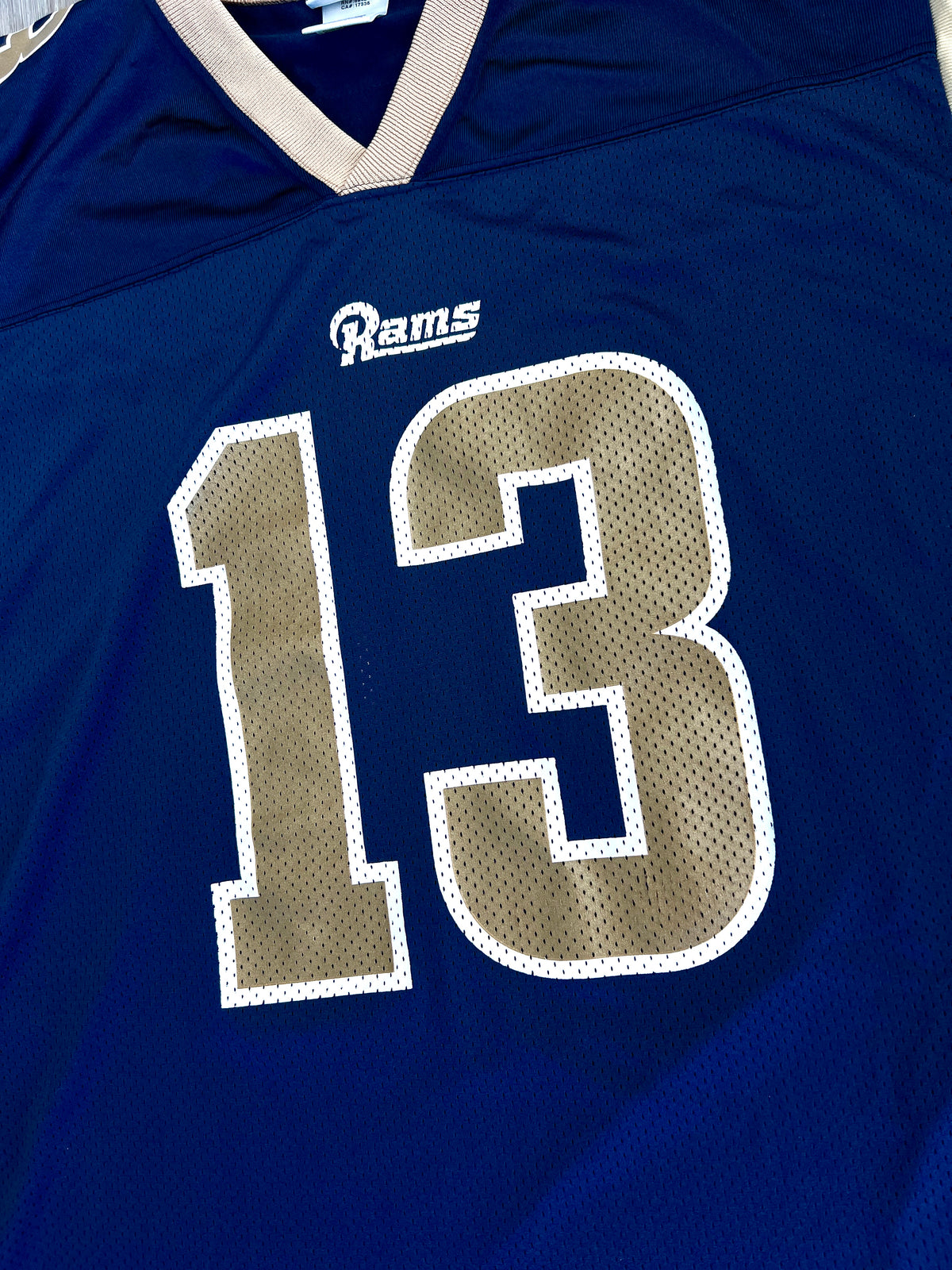 Vintage St. Louis Rams Kurt Warner '00s Reebok Jersey - XL