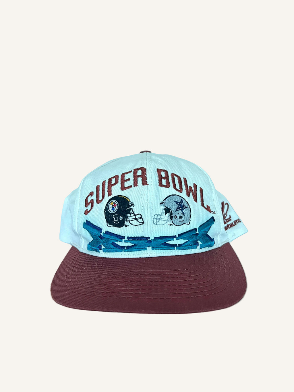 Vintage Super Bowl XXX Pittsburgh Steelers Dallas Cowboys Hat '96 Snapback Hat