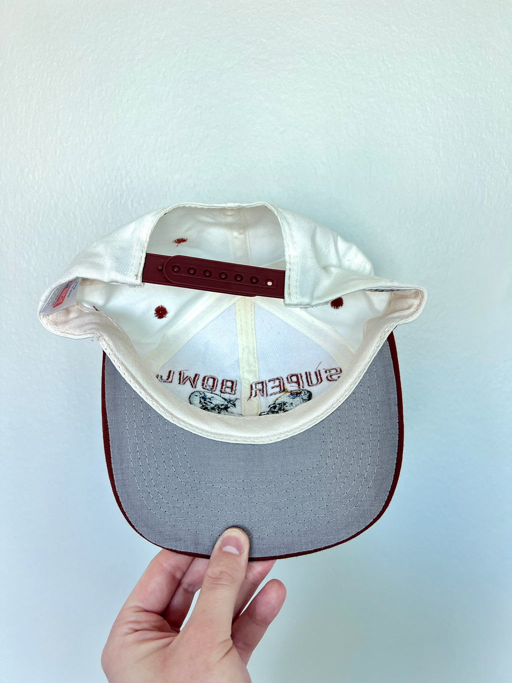 Vintage Super Bowl XXX Pittsburgh Steelers Dallas Cowboys Hat '96 Snapback Hat